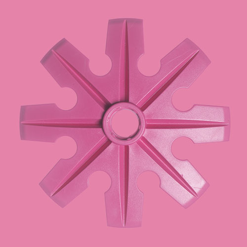Rosa pudertruga, Ø100 mm, från Tehnomat.